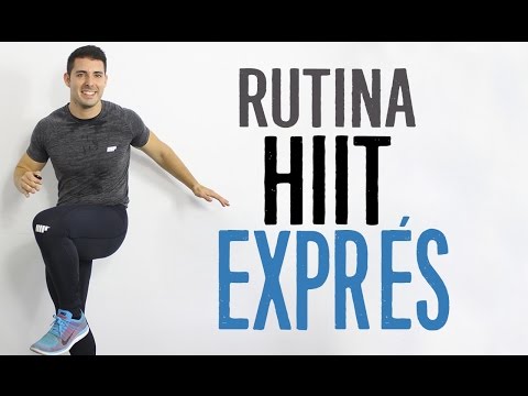 Rutina de ejercicios para adelgazar: CARDIO HIIT EXPRÉS - 15 minutos